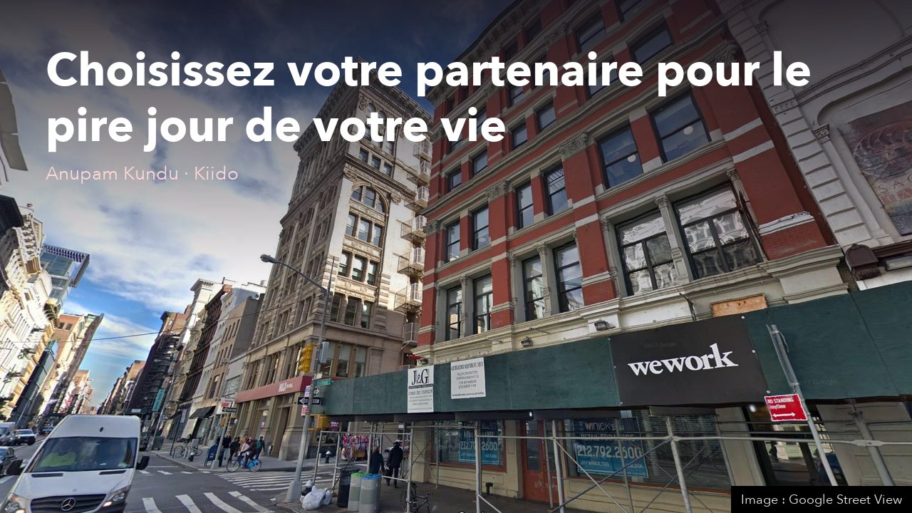 Choisissez votre partenaire pour le pire jour de votre vie