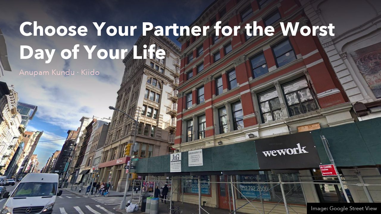 Choose Your Partner for the Worst Day of Your Life